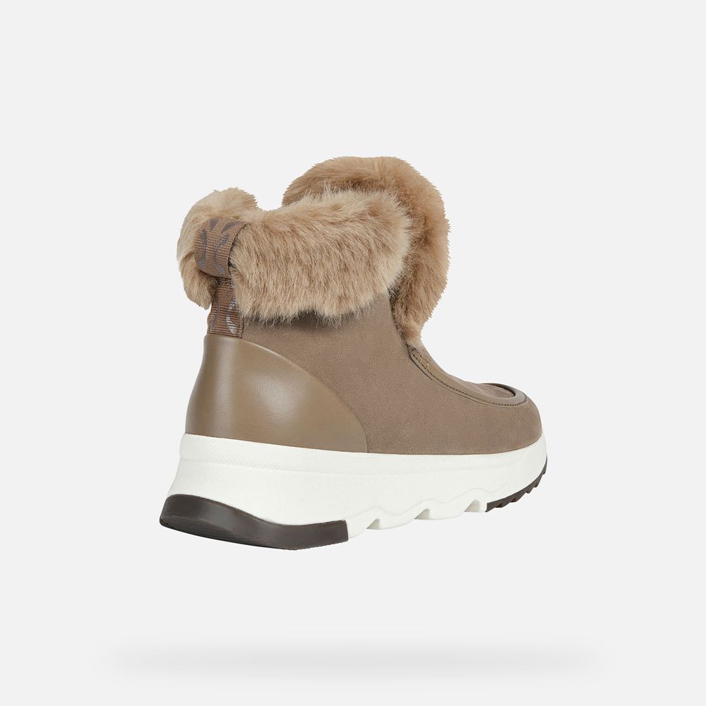 Geox Bayan Ankle Bot Koyu Bej Rengi - Falena Abx - KCX-942305